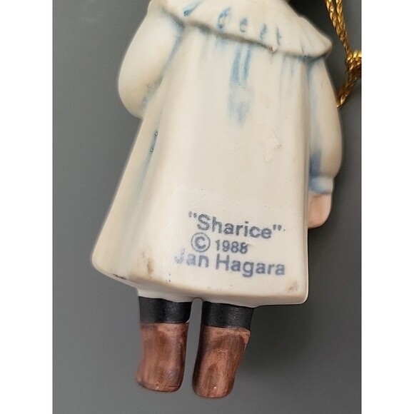 Lot Of 3 Jan Hagara Porcelain Ornaments Sharice + Stephen +Parry 1988 - Picture 4 of 9